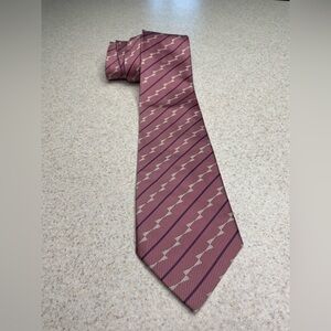 Arnold Palmer Dusty Rose Silk Tie 56”